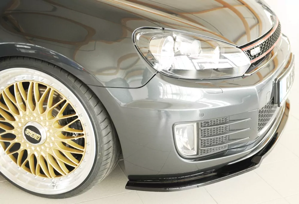 Rieger Spoilerschwert nur für GTI / GTD glanz schwarz für VW Golf 6 GTI Cabrio