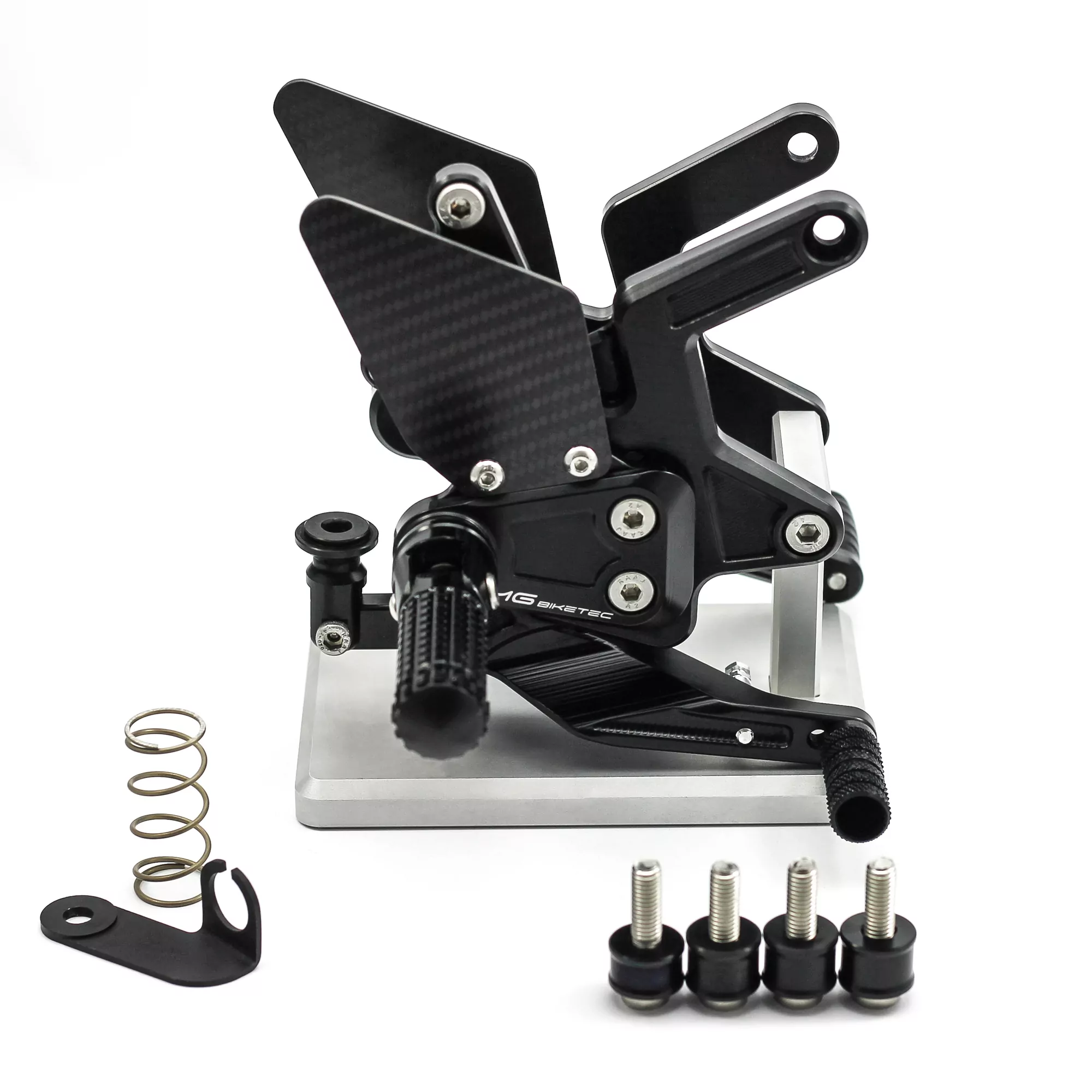 MG Biketec Sportfussrastenanlage / Rastenanlage / Fußrastenanlage mit ABE, gültig in D - A - CH für Kawasaki Z 900 ab 2025