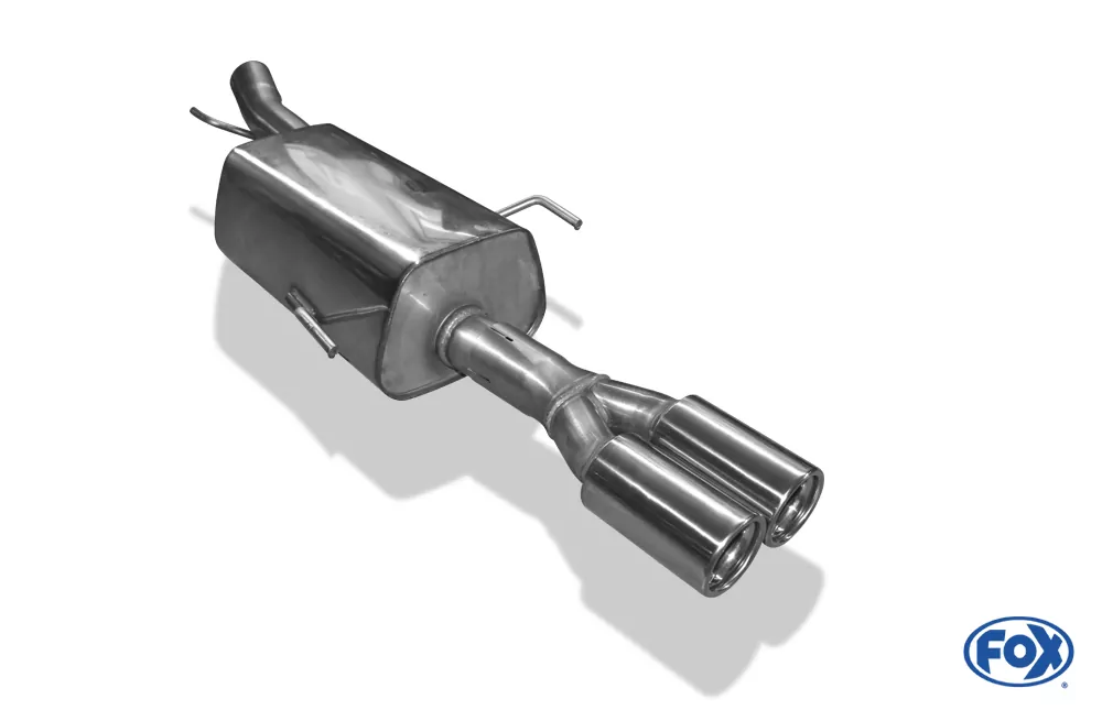 Opel Astra G Coupe/ Cabrio  Endschalldämpfer Ø60mm - 2x76 Typ 13