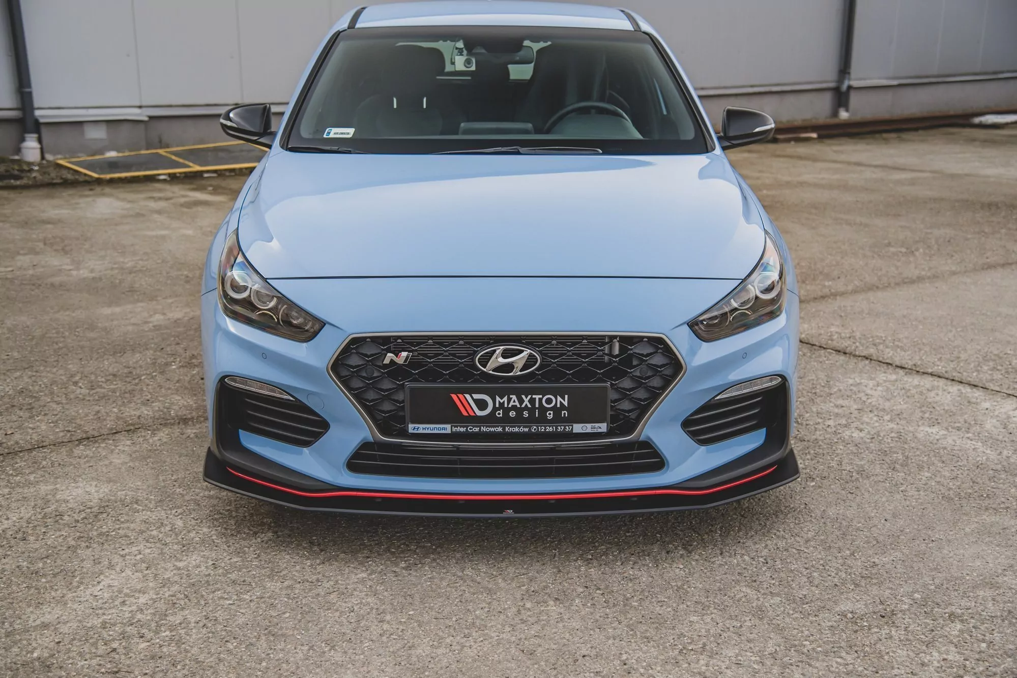 Robuste Racing Front Ansatz Für Passend Für Hyundai I30 N Mk3 Hatchback / Fastback