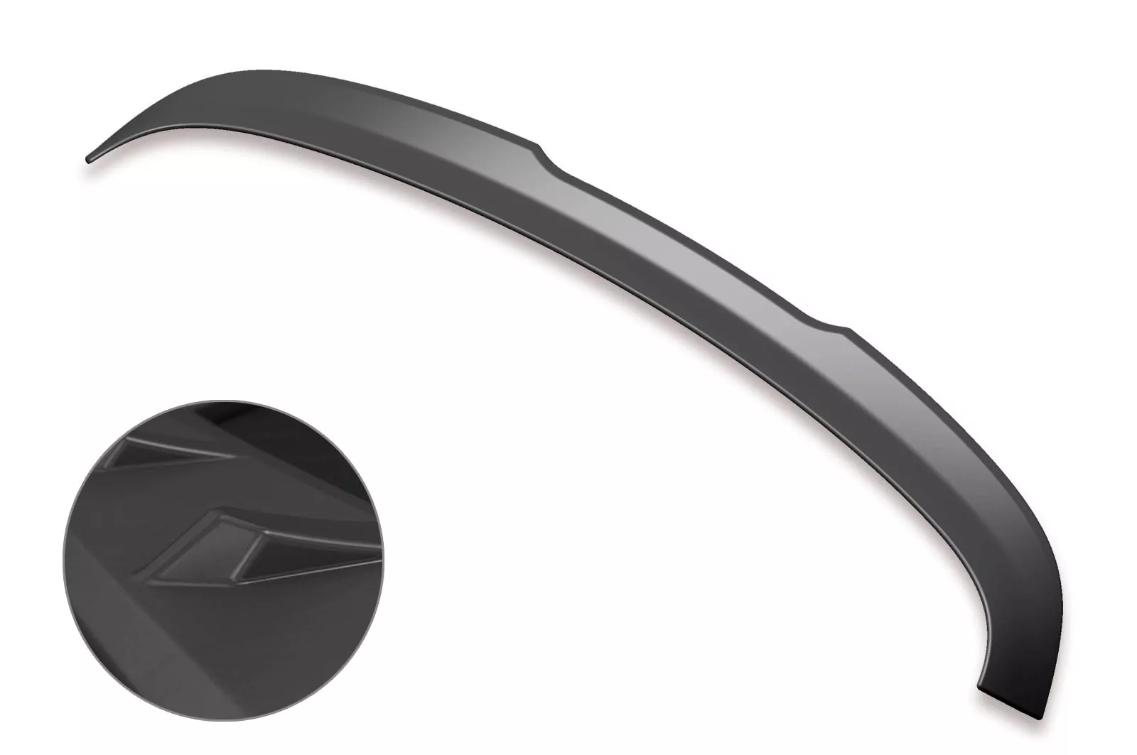 Heckflügel mit ABE für VW Golf 5 (Typ 1K) GTI / R32 Lackierfreundlich (schwarz matt)