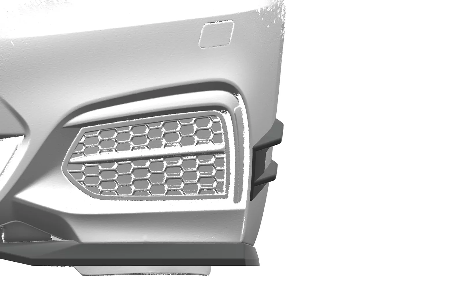 Performance Flaps für BMW 2er F22 / F23 (M-Paket, M2) FP027 Schwarz Strukturiert