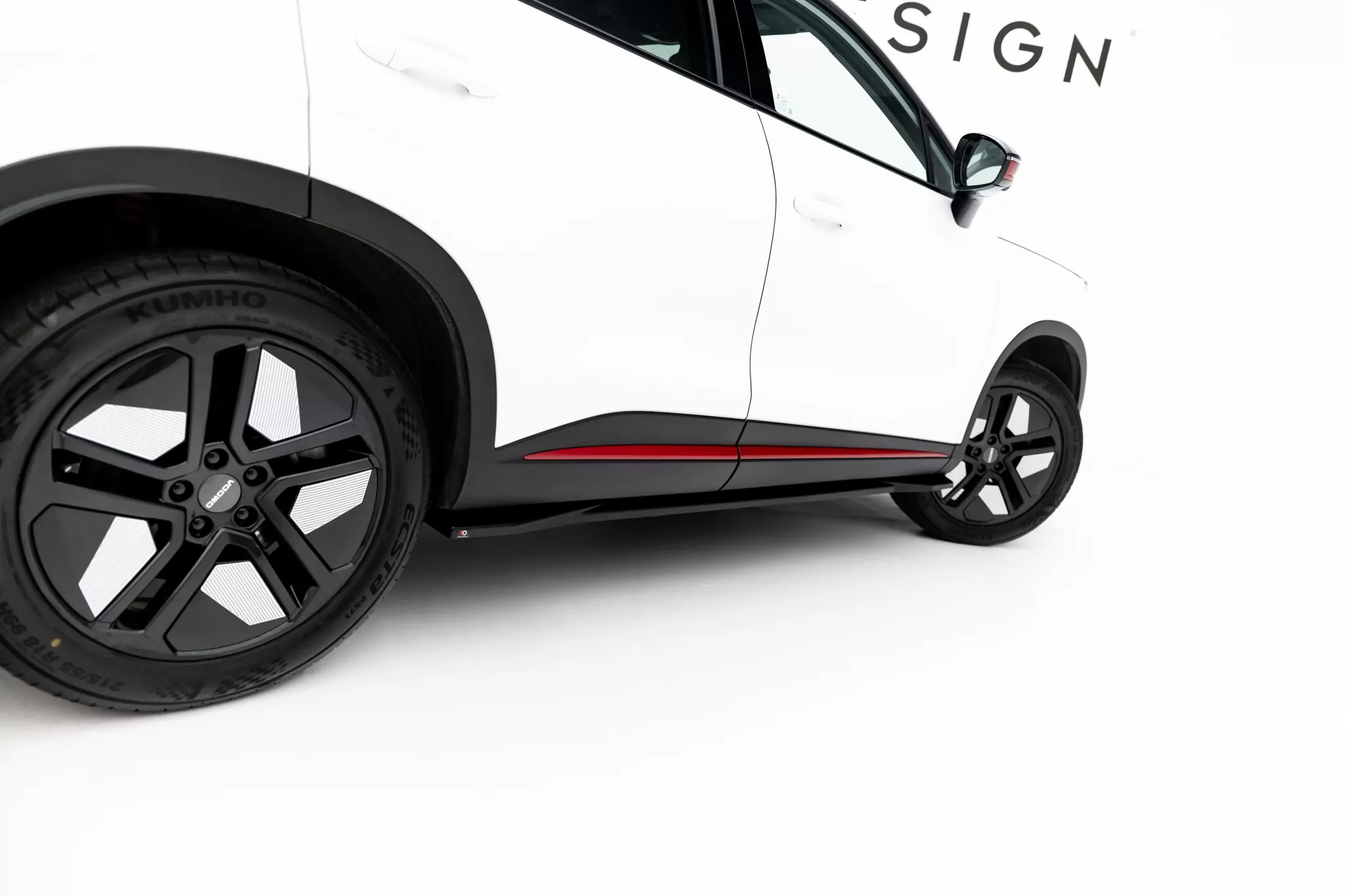 Seitenschweller Ansatz Für Omoda 5 Mk1 Schwarz Hochglanz