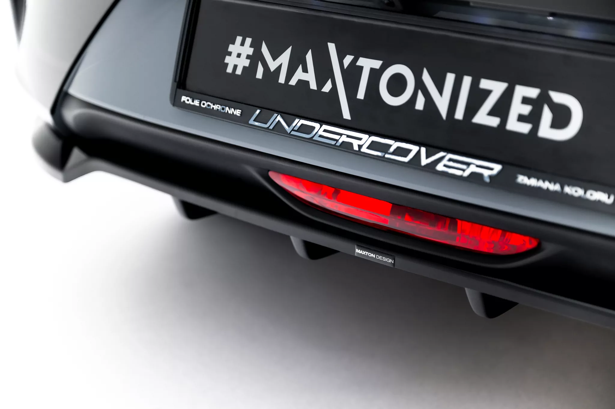 Mittlerer Cup Diffusor DTM Look Heck Ansatz Für Opel Corsa F Facelift (Mk6 Facelift) 