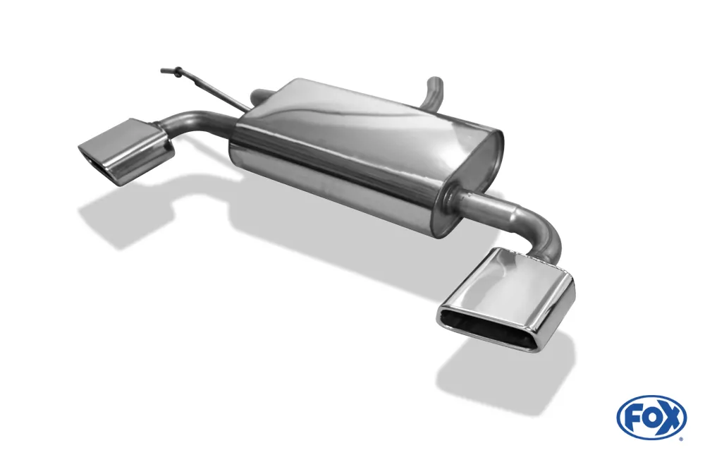 Dacia Duster 4x4  Endschalldämpfer quer Ausgang rechts/links - 145x65 Typ 59 rechts/links