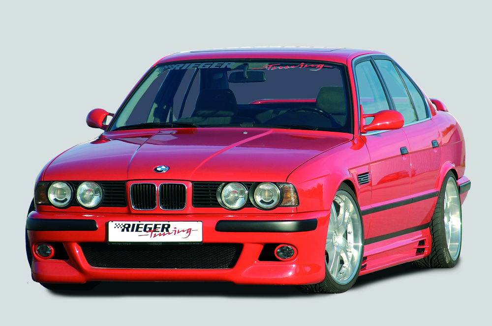 Rieger Seitenschweller für BMW 5er E34 - Touring 00.88-07.96 carbon optik