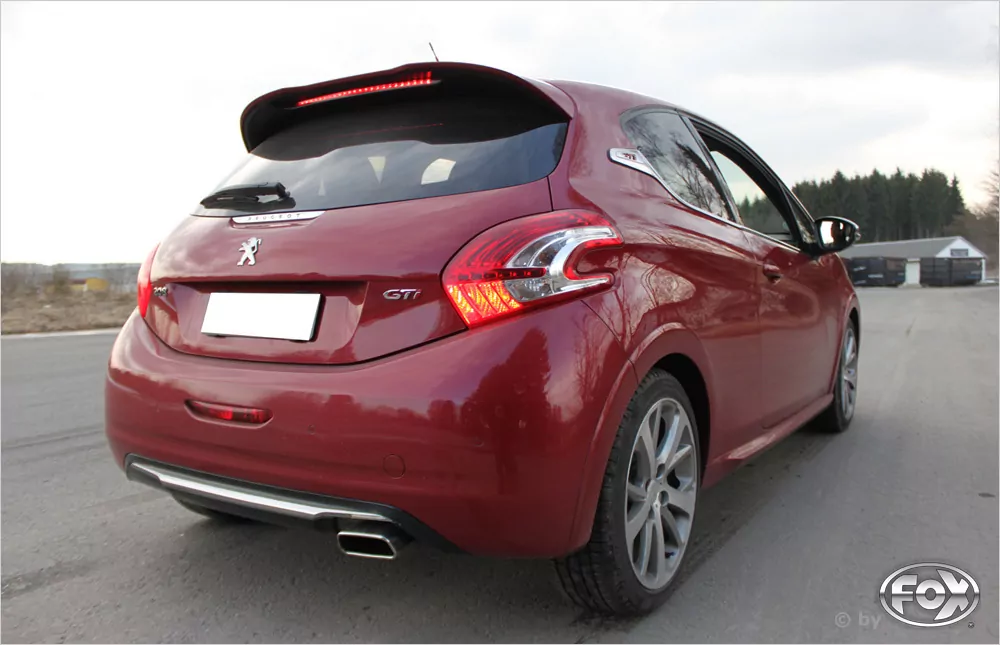 Peugeot 208 GTI  Endschalldämpfer - 145x65 Typ 59