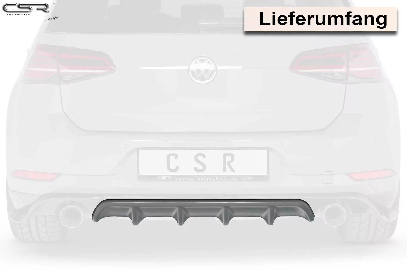 Heckansatz für VW Golf VII GTI TCR HA230