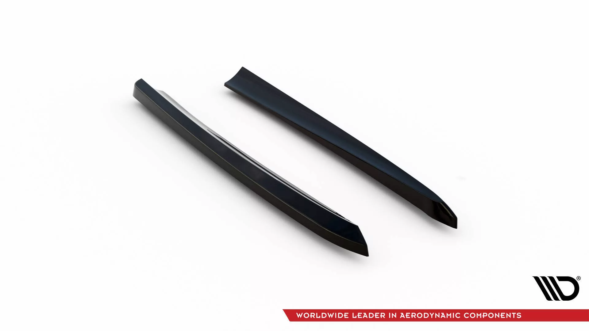 Heck Ansatz Flaps Diffusor Für Mercedes-Benz E 55 AMG W211 Schwarz Hochglanz