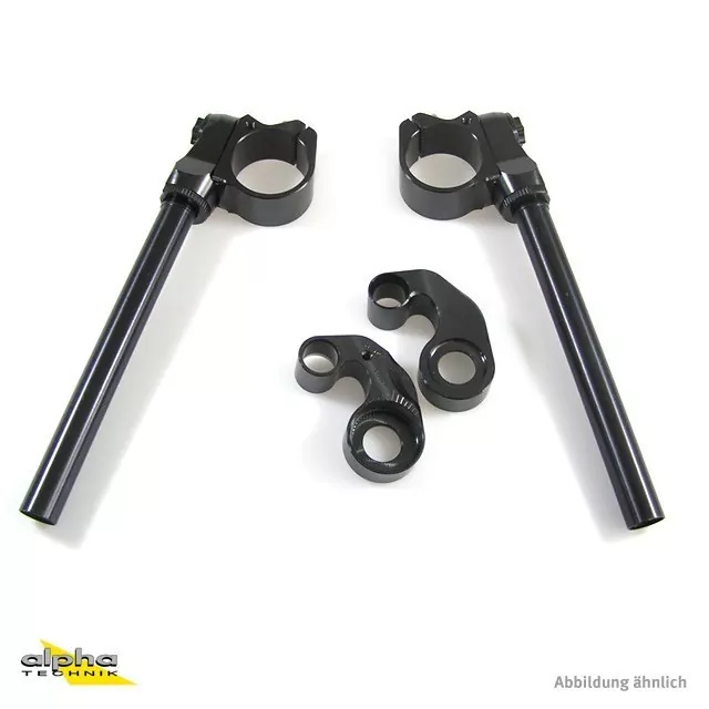 GILLES VarioBar Lenker Umbau Kit mit Ausleger schwarz für Yamaha R1 Modelljahr 2009-2014