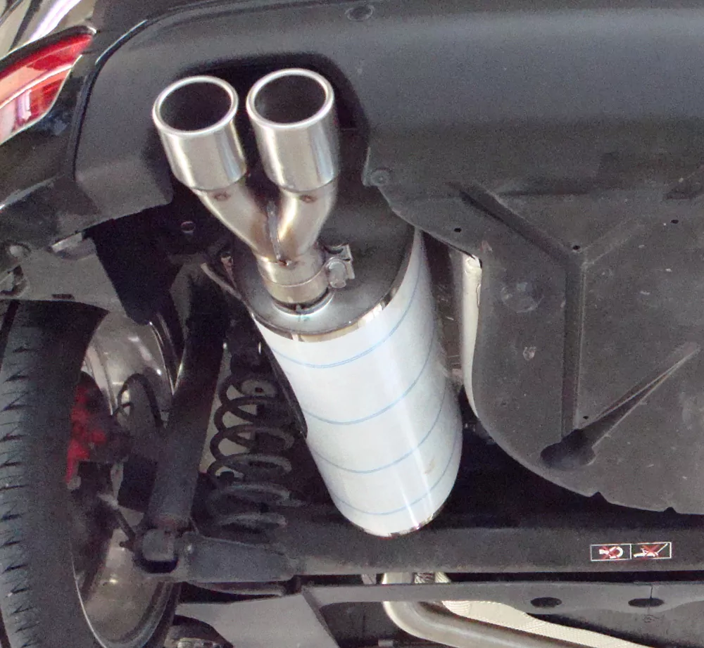 Citroen C4 Coupe  Endschalldämpfer - 2x80 Typ 13