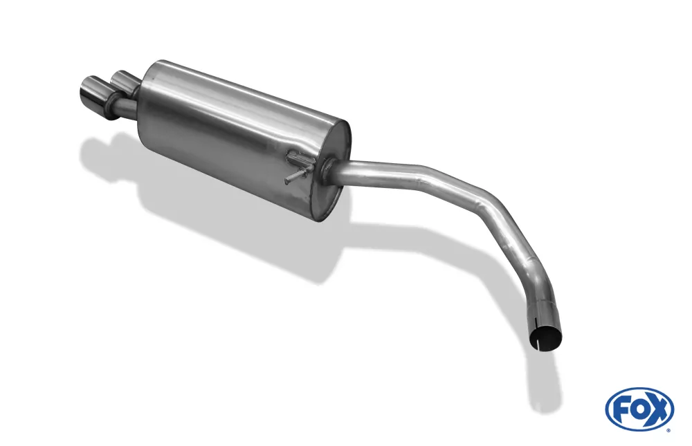 Audi A1 Kompakt/ A1 Sportback  Endschalldämpfer - 2x90 Typ 16