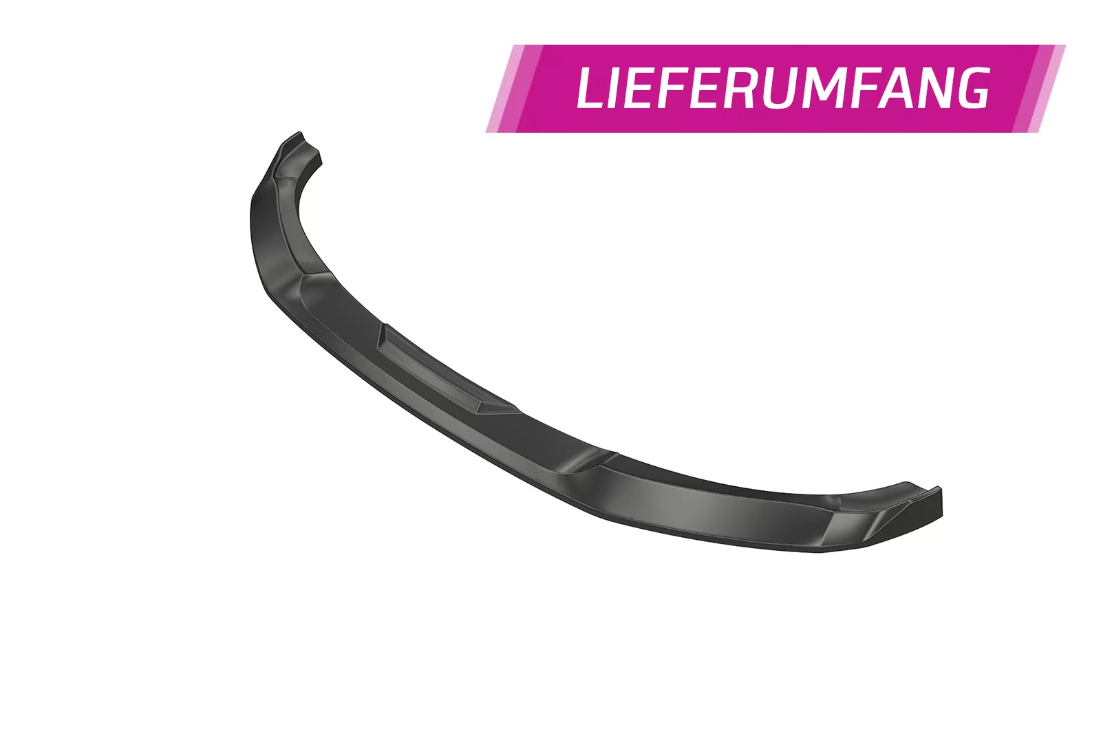 Cup-Spoilerlippe mit ABE für BMW 1er F20/F21 LCI CSL639 Schwarz Strukturiert