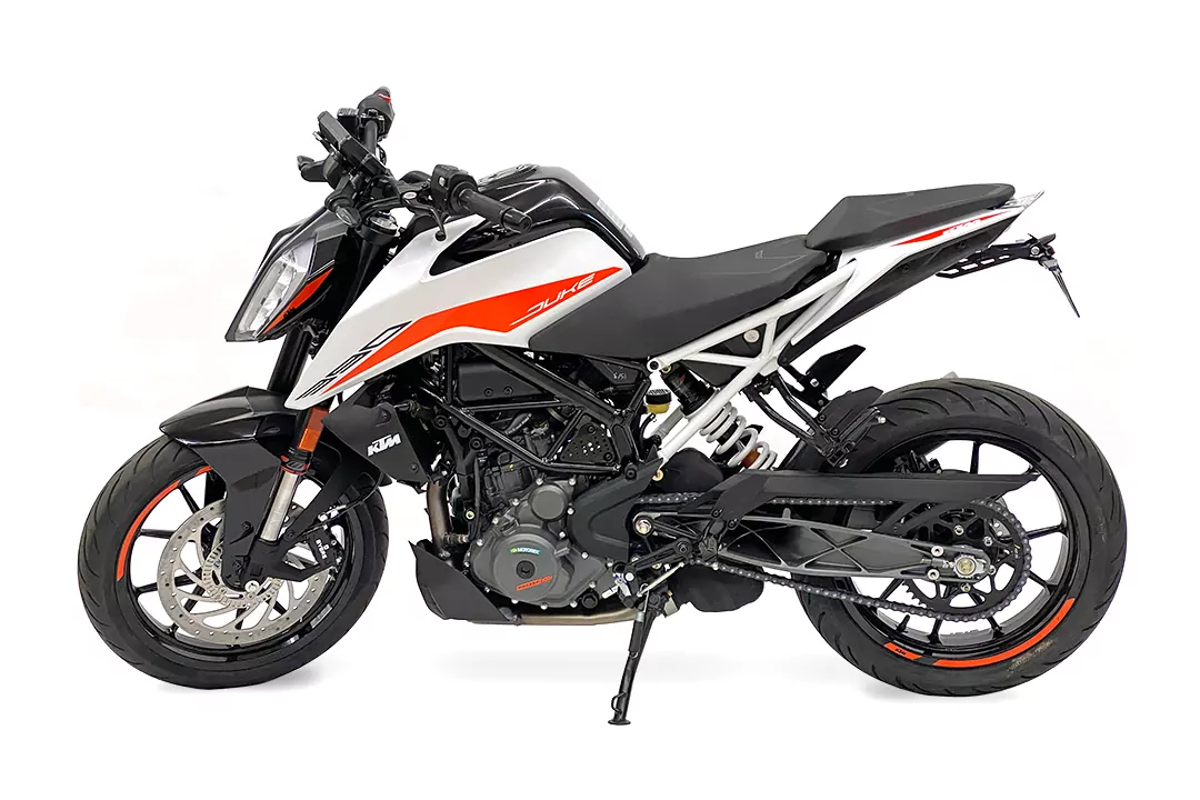 alpha Technik Kennzeichenhalter für KTM 390 Duke, Typ KTM IS DUKE, ab Modelljahr 2017 -