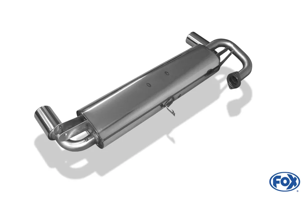 Toyota MR2 Typ W2  Endschalldämpfer quer Ausgang rechts/links - 1x90 Typ 13 rechts/links