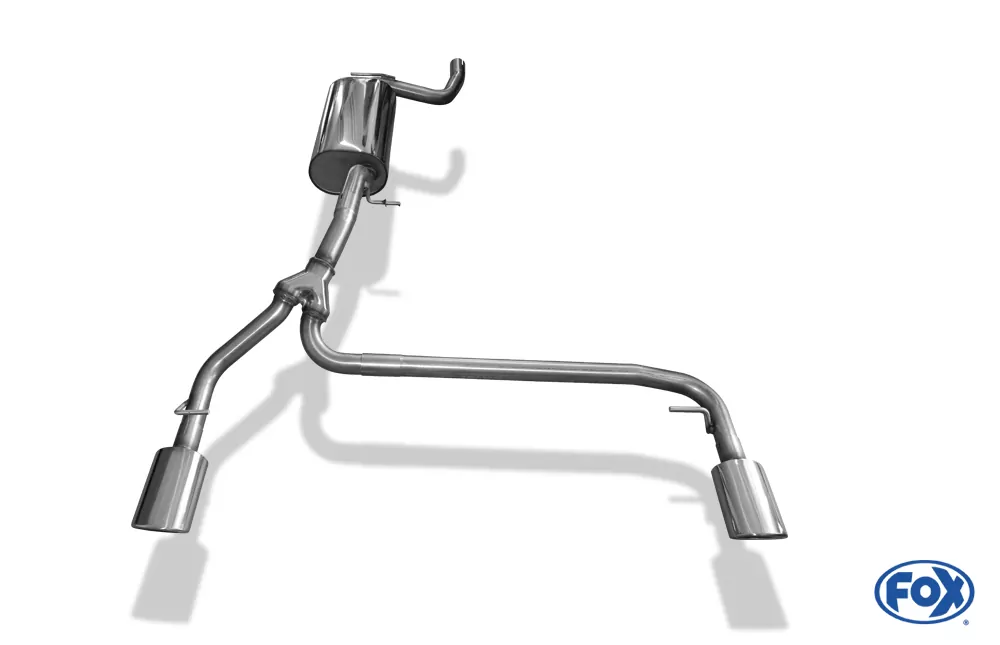 Ford Focus II Fließheck Facelift  Endschalldämpfer Ausgang rechts/links - 106x71 Typ 32 rechts/links