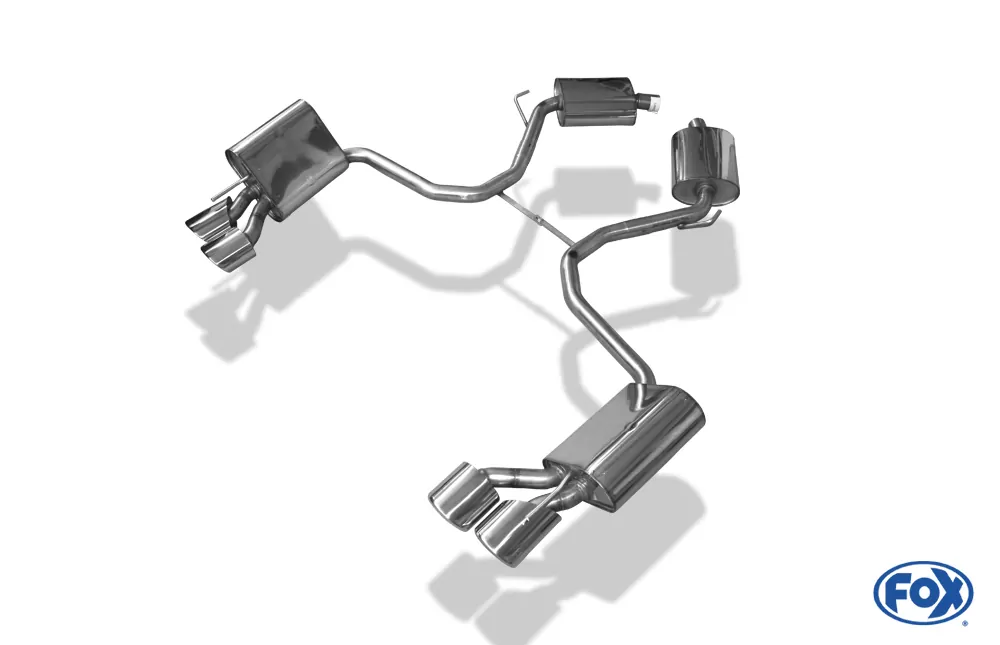 Mercedes SL Typ 230  Endschalldämpfer rechts/links - 2x115x85 Typ 32 rechts/links