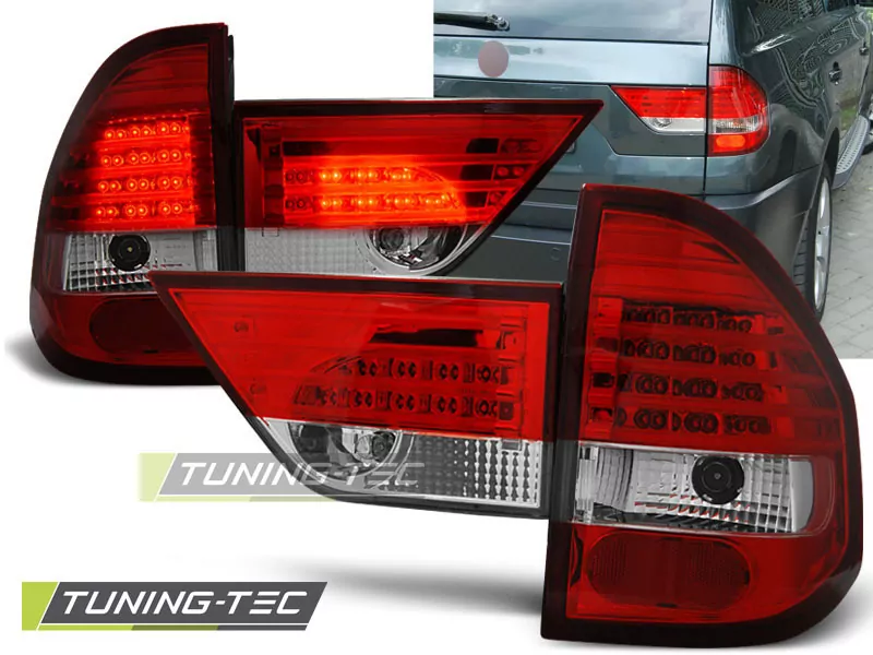 Led Tail Lights Red White Fits Bmw X3 E83 01.04-06