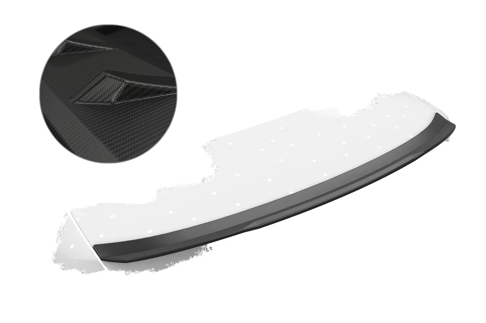 Heckflügel mit ABE für BMW 1er E82 / E88 HF758-M Carbon Look (matt)