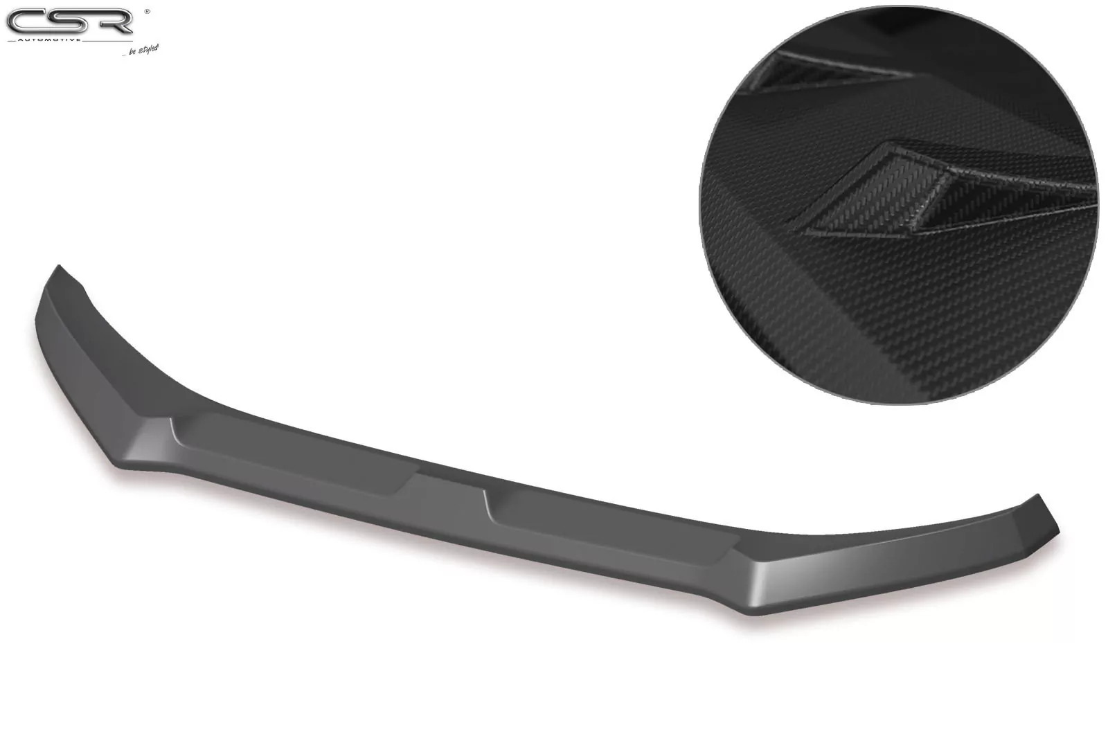 Cup-Spoilerlippe mit ABE für Seat Mii CSL349-M Carbon Look (matt)