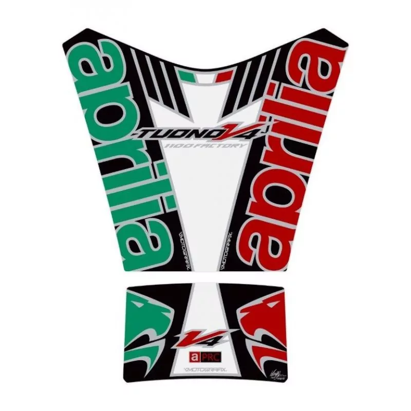 Aprilia Tuono V4 1100 Factory Tank Pad Motografix 3D Gel Protector TA024KTW