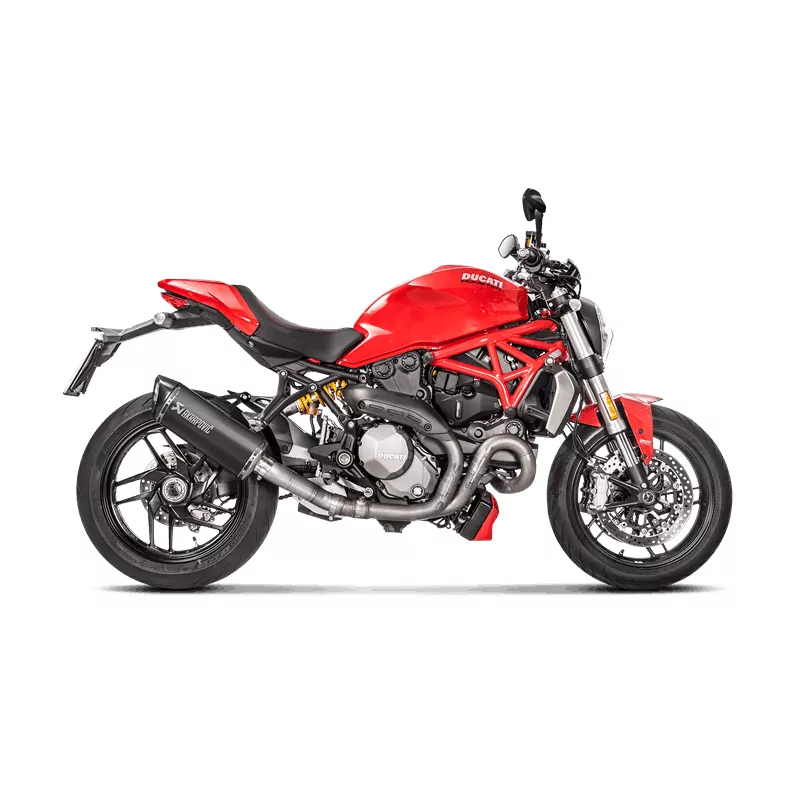 Akrapovic Slip-On Line (Titanium) Auspuff für Ducati Monster 1200R / Monster 1200/1200S / Monster 821 2017-2020