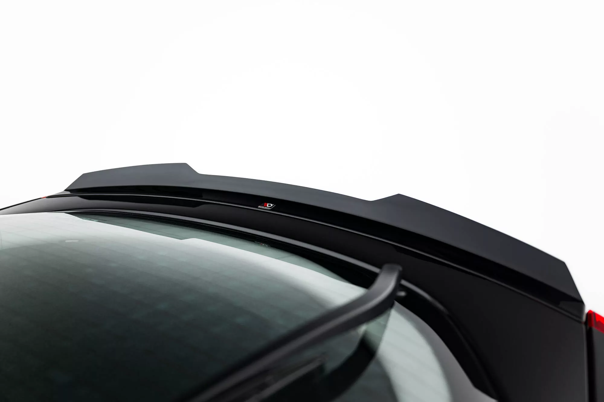 Spoiler CAP Für Renault Laguna Hatchback GT Mk3 Schwarz Hochglanz