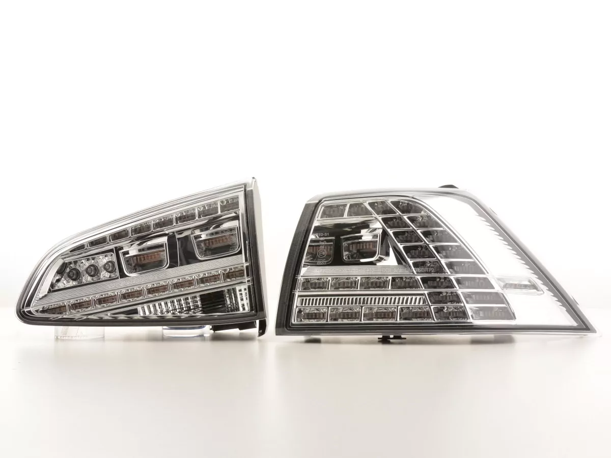 LED Rückleuchten Set VW Golf 7 ab Bj. 2012 chrom
