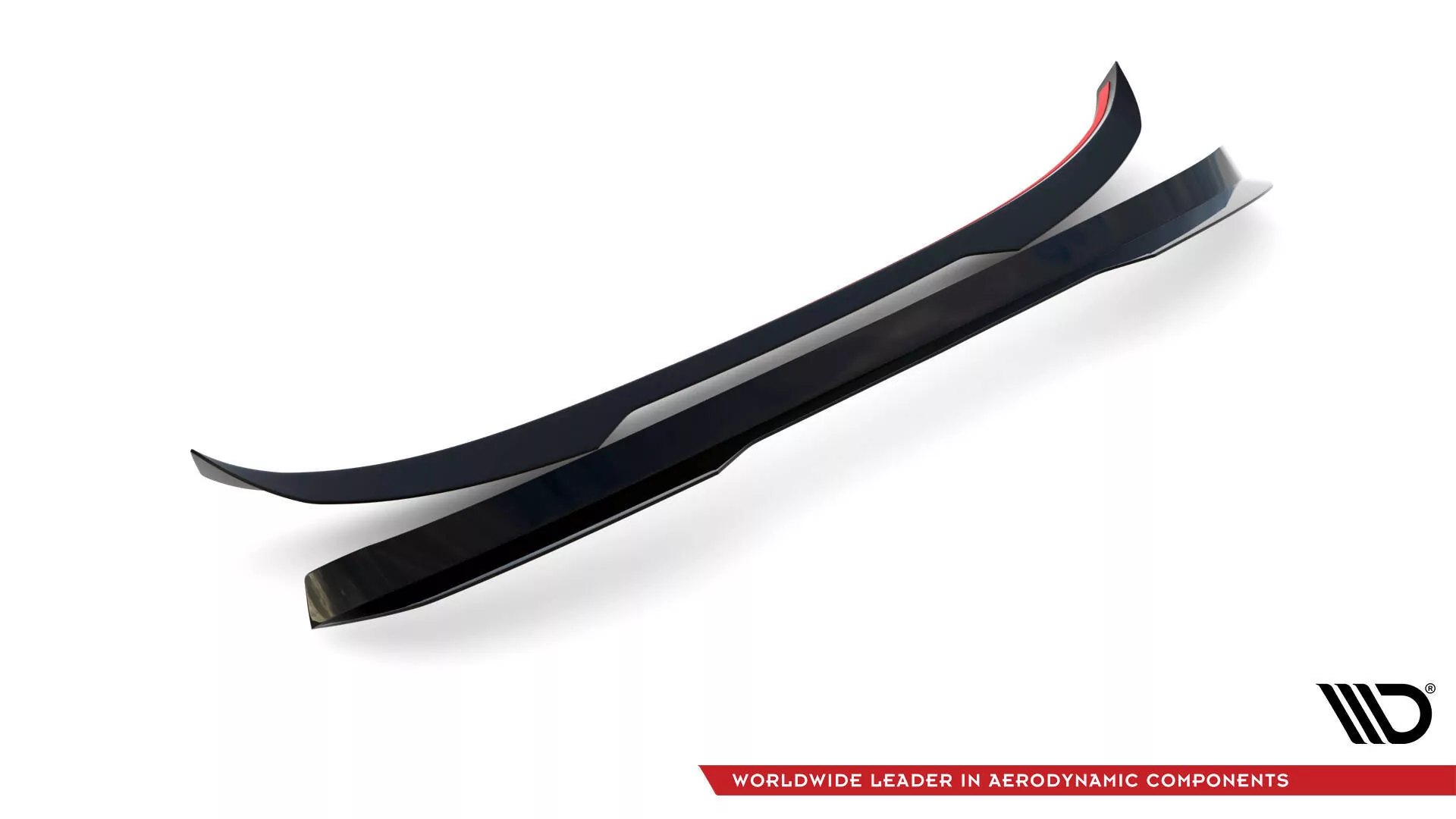 Spoiler CAP Für Renault Megane GT Mk3 Facelift Schwarz Hochglanz