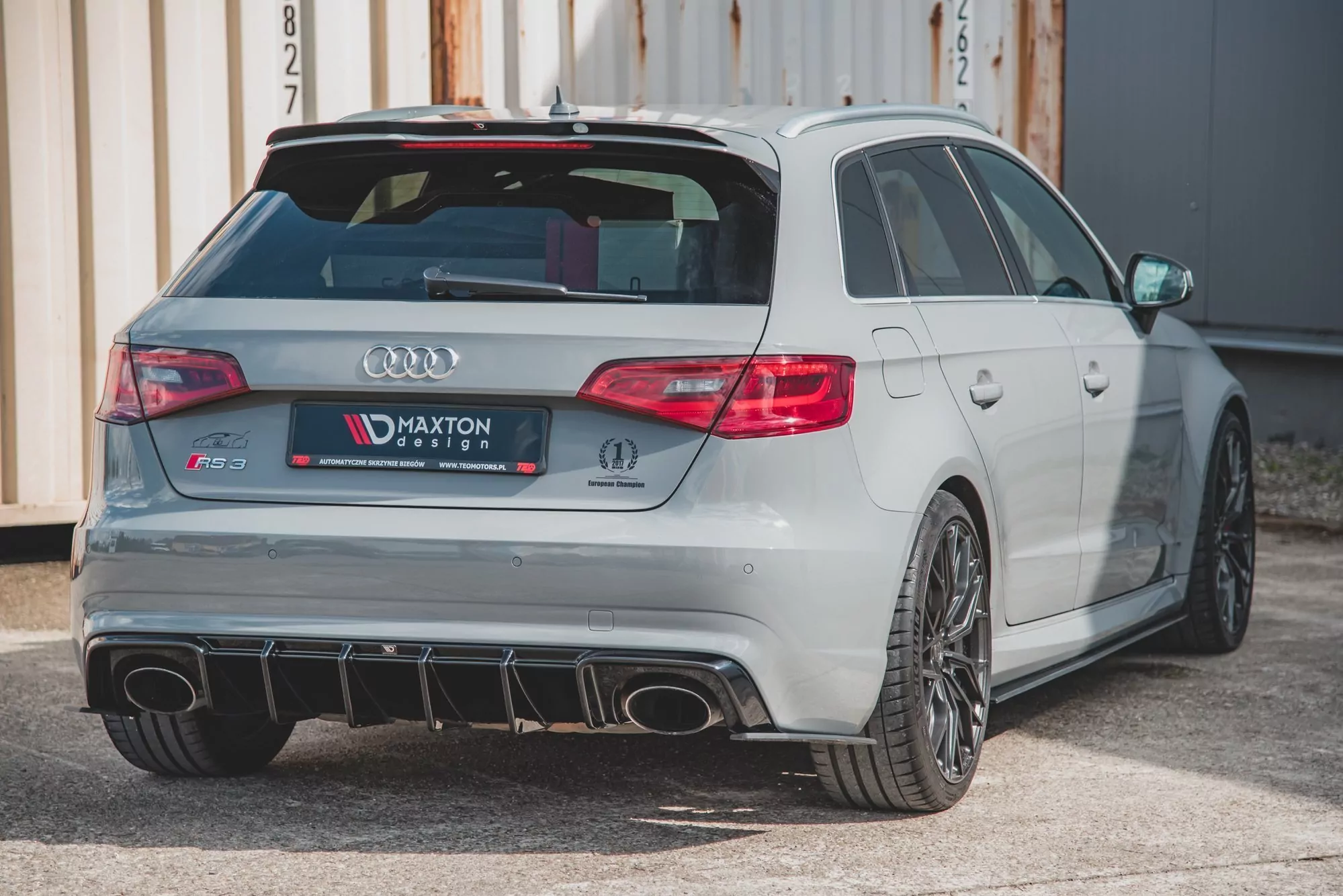 Rennen Haltbarkeit Heck Ansatz Flaps Diffusor Passend Für Diffusor Passend Für Audi RS3 8V Sportback