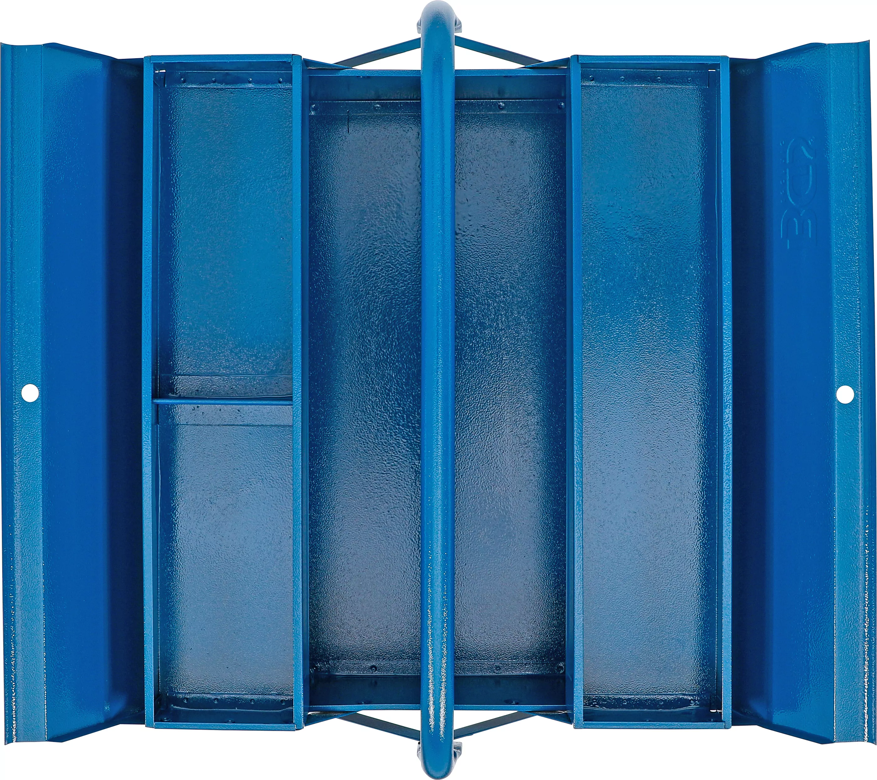 Metall-Werkzeugkasten | leer | 420 x 200 x 150 mm | 3 Fächer