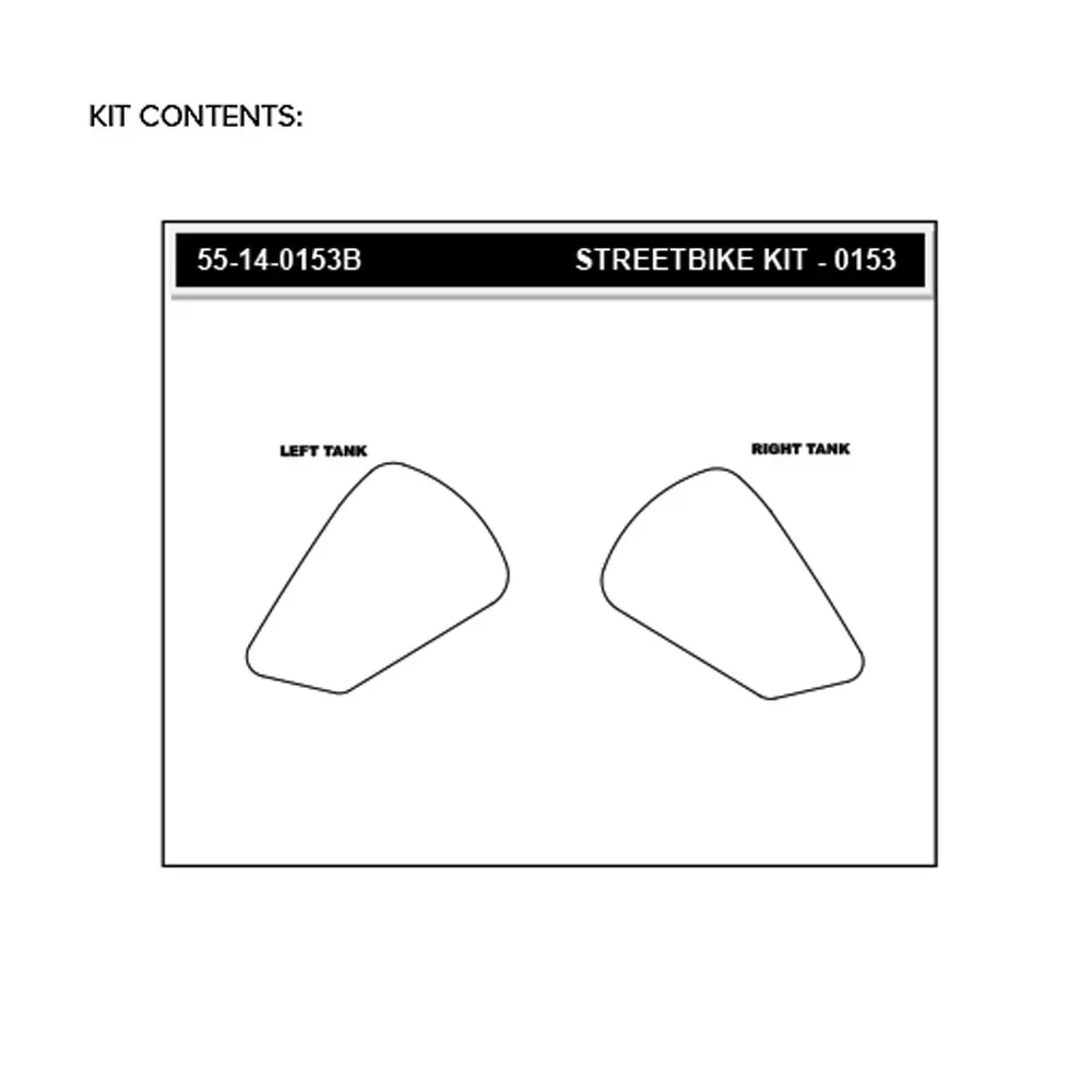 Stompgrip Traction Pad Icon für BMW R 1200 GS 17-18 Schwarz