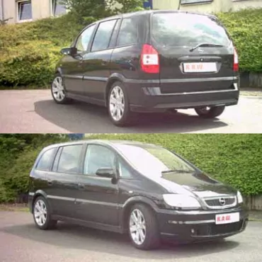 K.A.W. PlusKit Sportfahrwerk für Opel Zafira A ab 10/1999 bis 06/2005