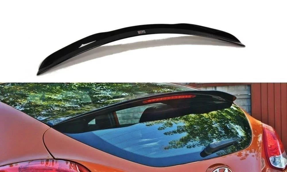 Spoiler CAP Passend Für Passend Für Hyundai Veloster Schwarz Hochglanz Schwarz Hochglanz