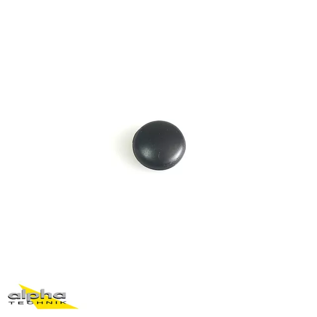 Verschluss-Stopfen 10 0mm (PVC schwarz)