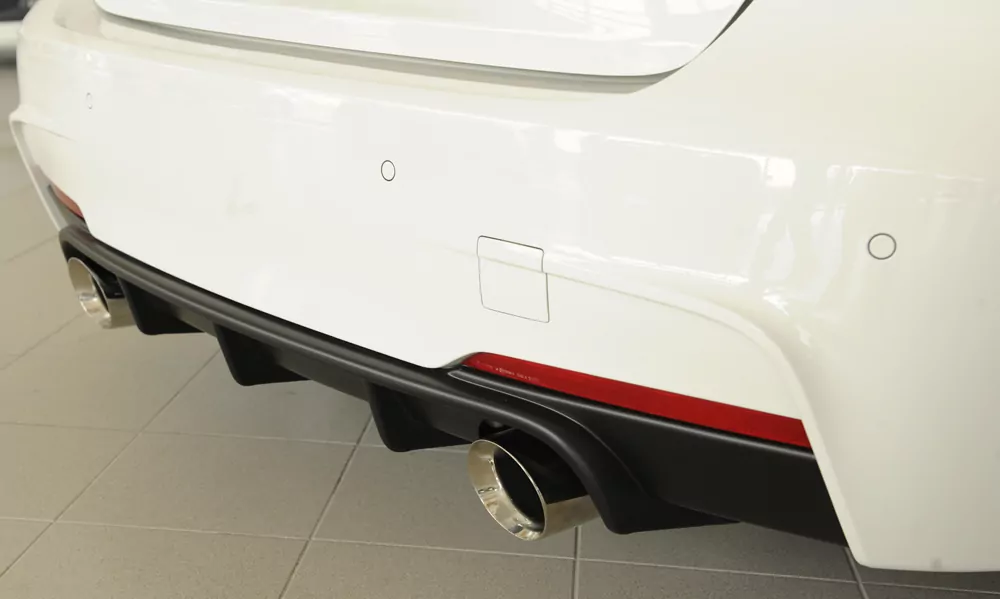 Rieger Heckeinsatz für BMW 3er F30  (3L) | Lim. 07.15- (ab Facelift) LCI nur für M-Paket-Heckschürze