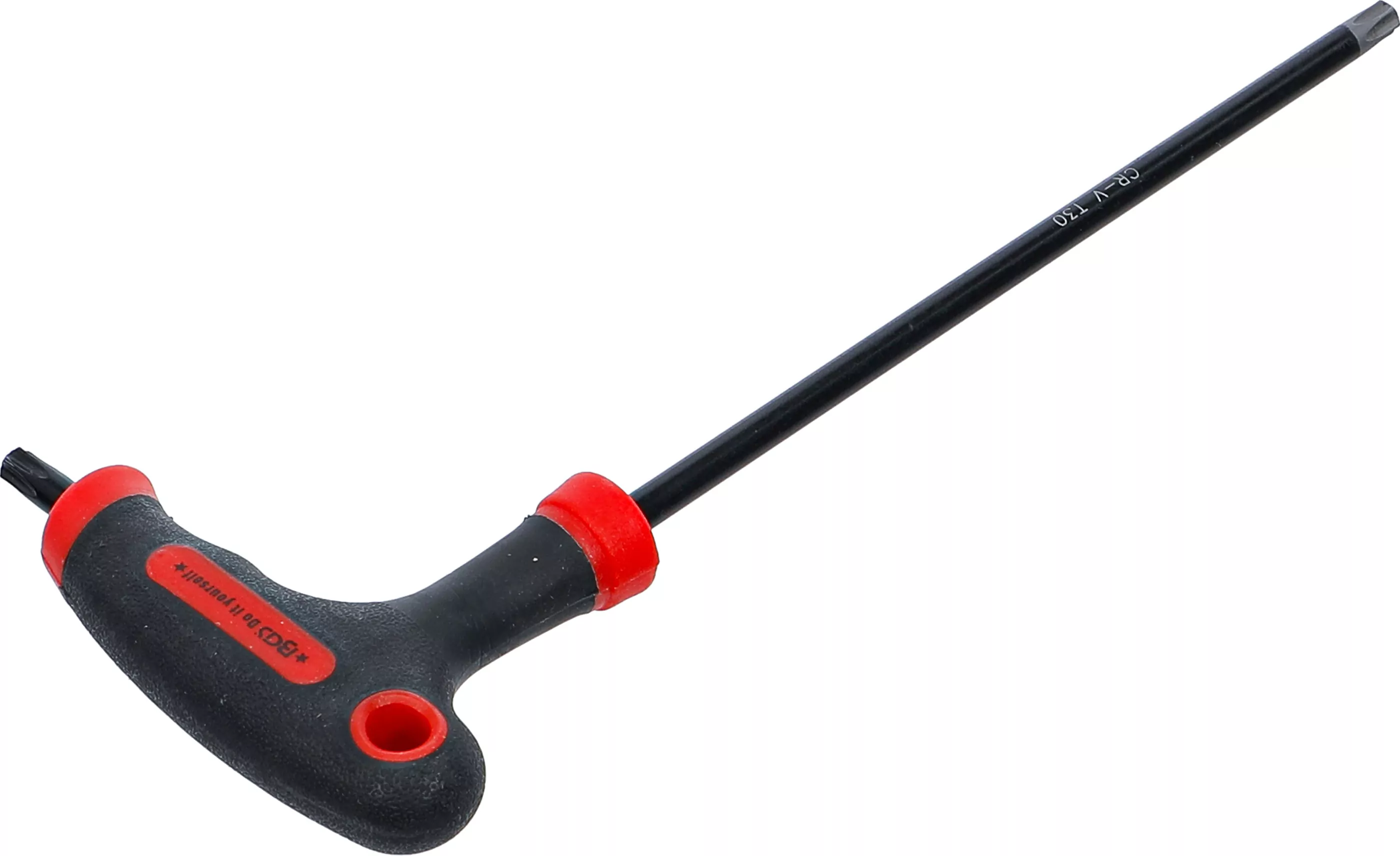 Schraubendreher mit T-Griff und seitlicher Klinge | T-Profil (für Torx) mit/ohne Bohrung T30