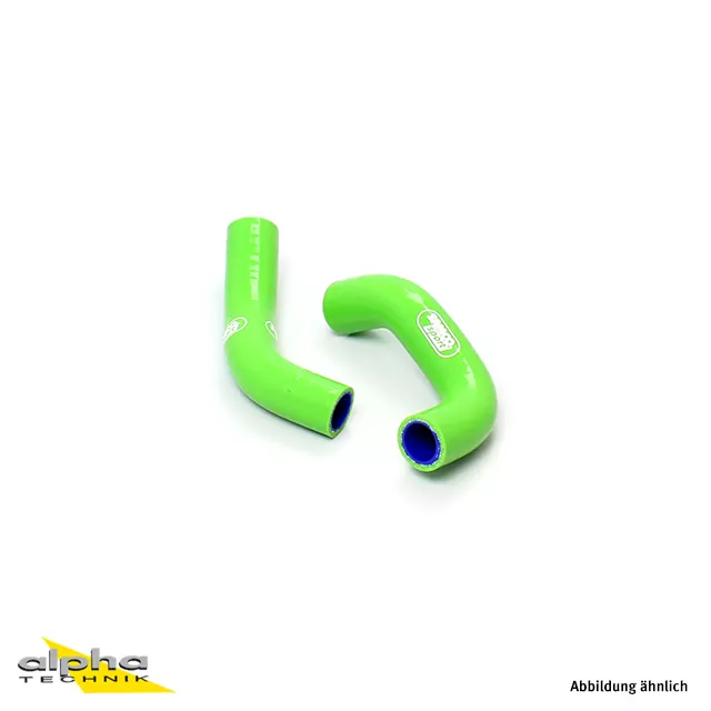 SAMCO SPORT Siliconschlauch Kit grün für Kawasaki Versys 650 Modelljahr 2007-2016