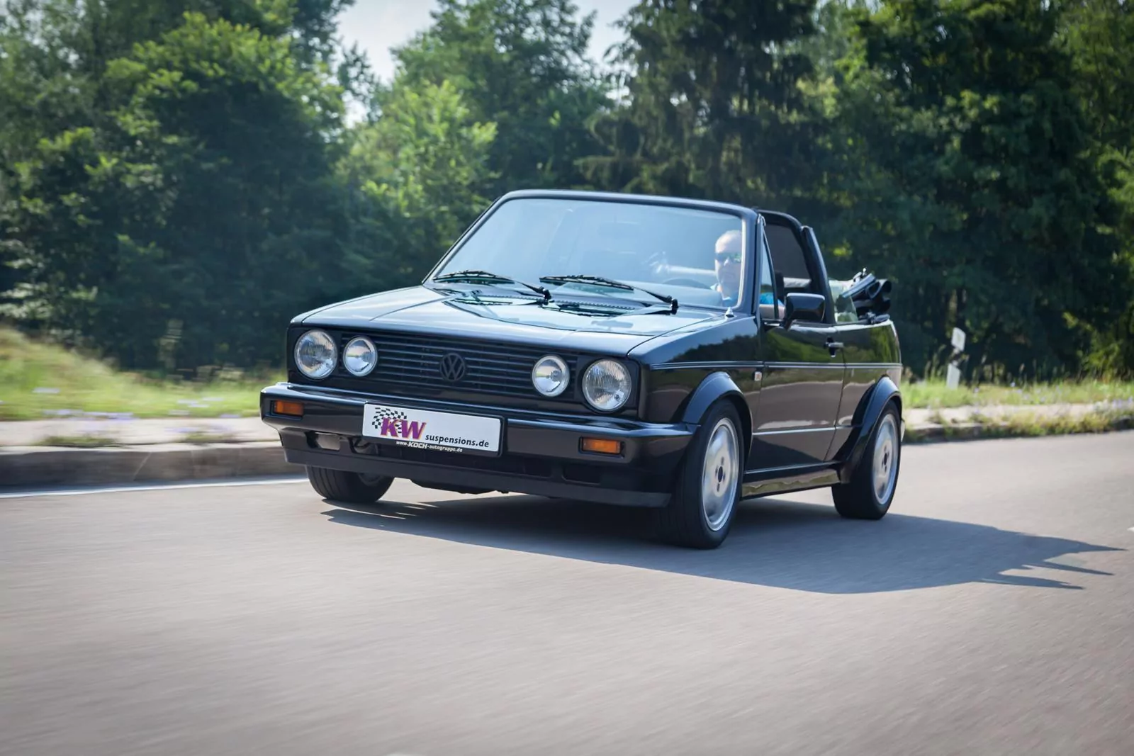 KW Gewindefahrwerk V1 inox VW GOLF I Cabriolet (155) 01/1979-08/1993