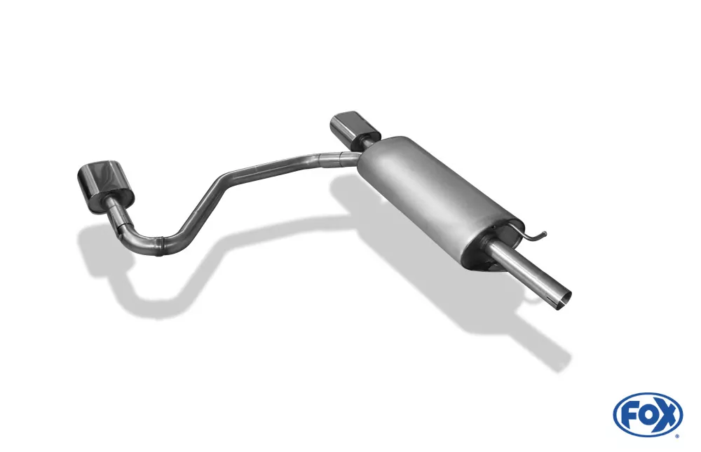 VW Passat 3B/ 3BG  Endschalldämpfer Ausgang rechts/links - 135x80 Typ 53 rechts/links