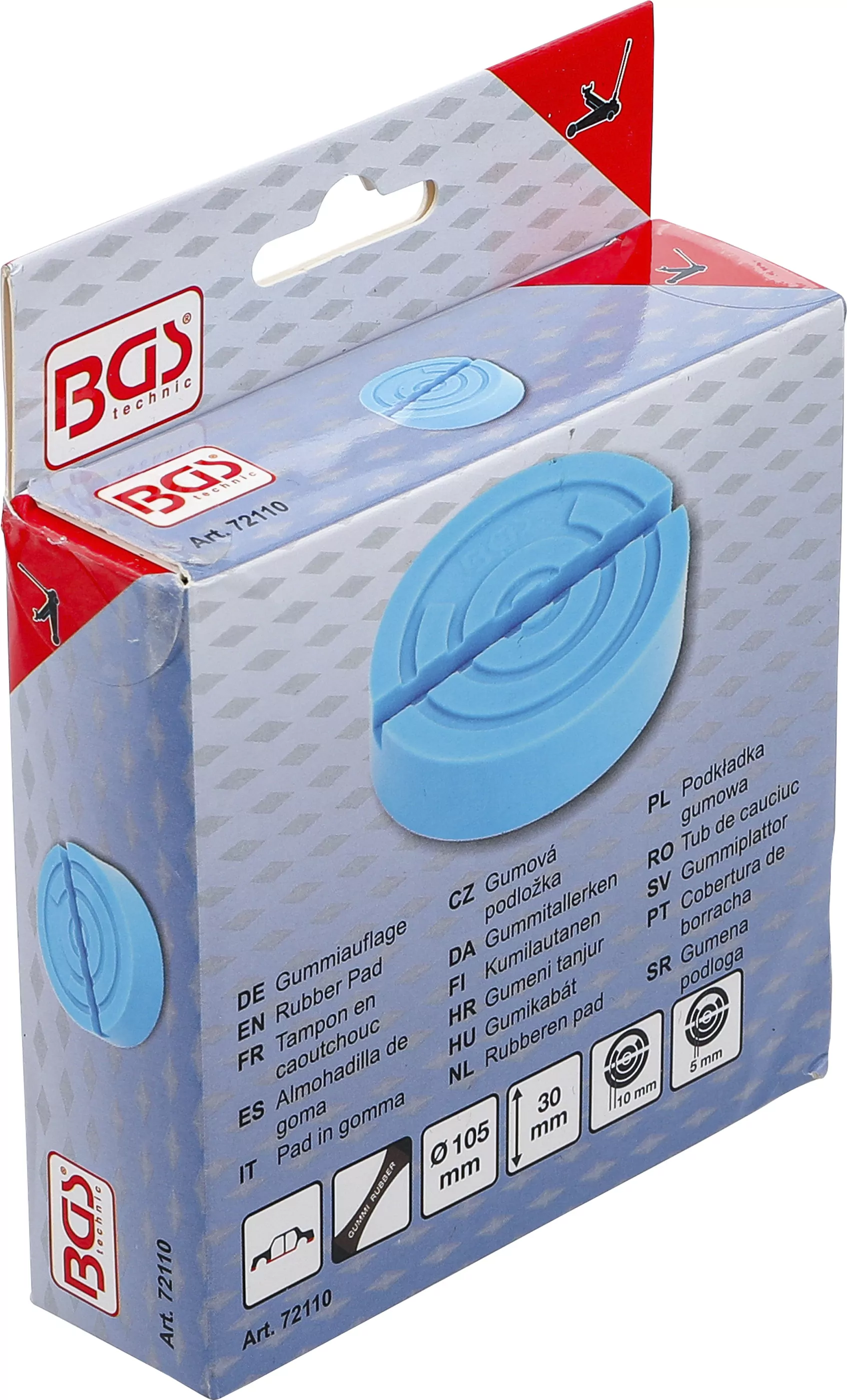 Gummiauflage | für Wagenheber | Ø 105 mm