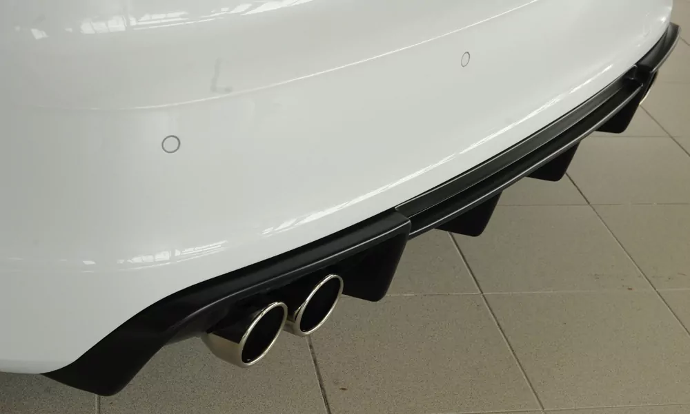 Rieger Heckeinsatz für Audi A3 (8V) - 3-tür. (Schrägheck 8V1) 07.12-08.16 (bis Facelift) carbon optik