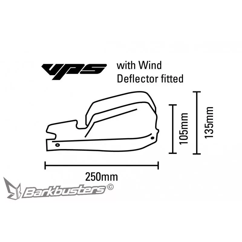 Barkbusters Paar VPS MX / Enduro Handschützer