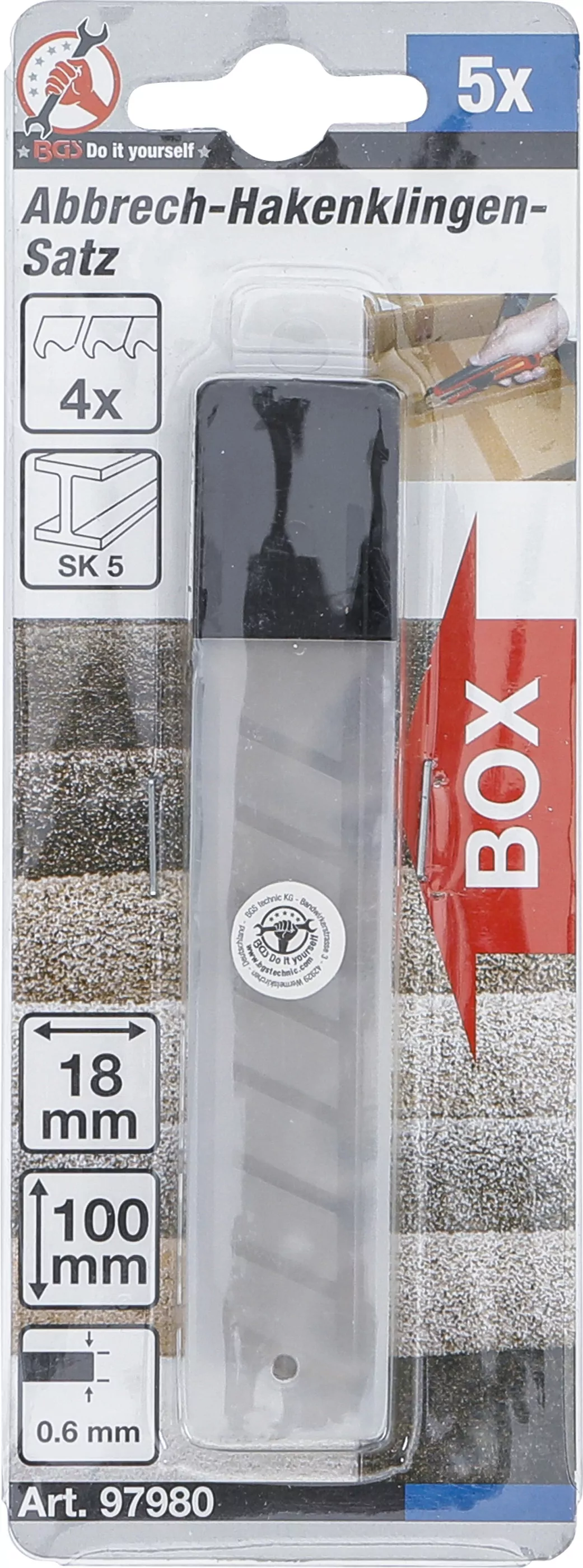 Abbrech-Hakenklingen-Satz | 5-tlg.