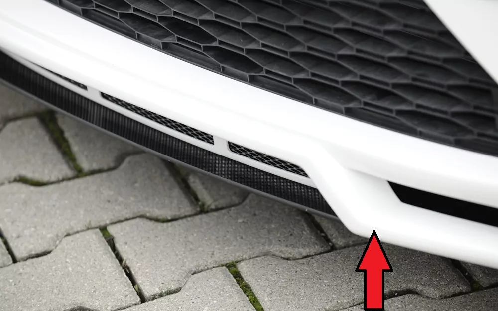 Rieger Spoilerlippe für Seat Leon Cupra (5F) - 3-tür. (SC) 01.17- (ab Facelift) carbon optik