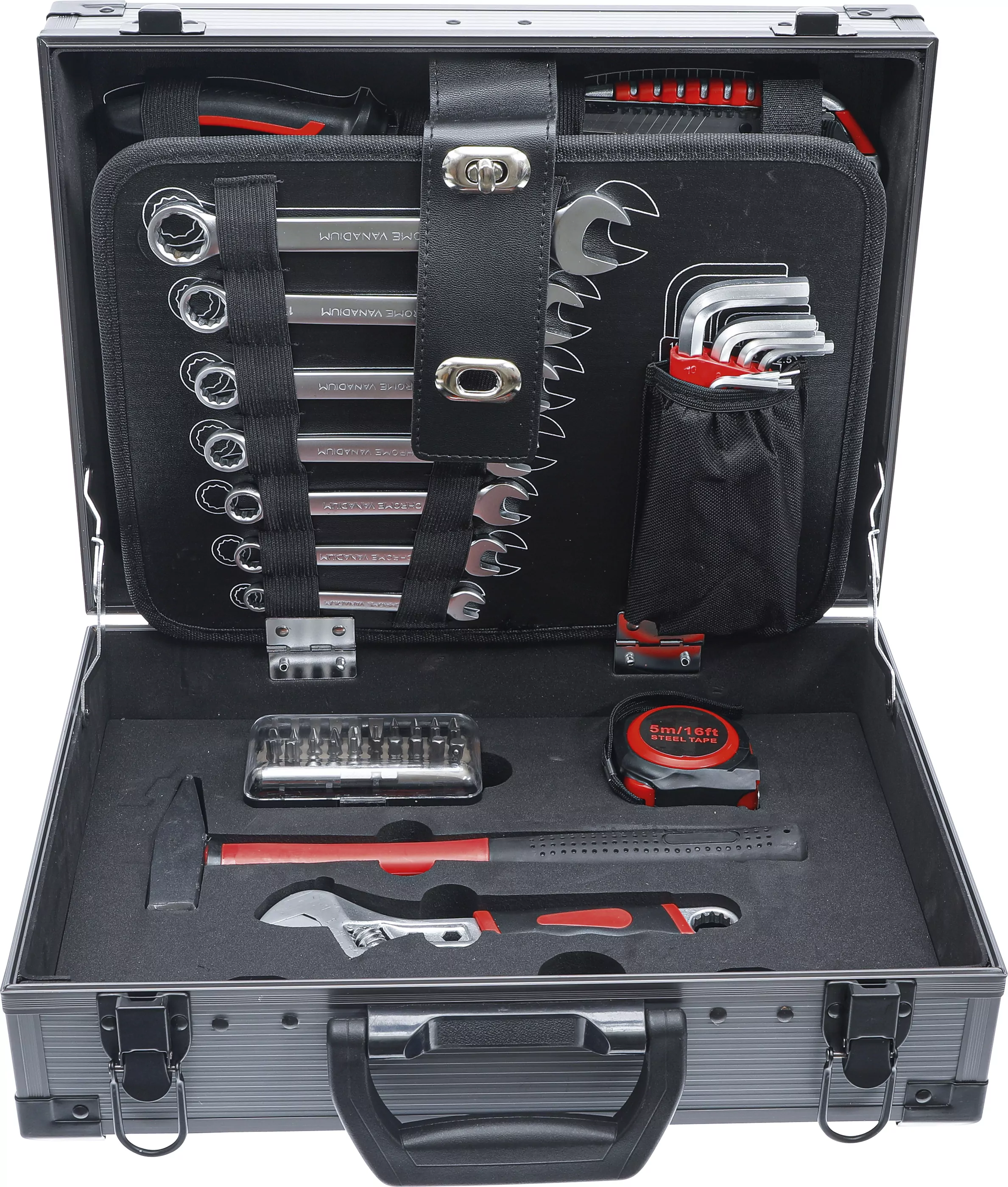 Werkzeug-Satz im Alukoffer | mit 66 Werkzeugen