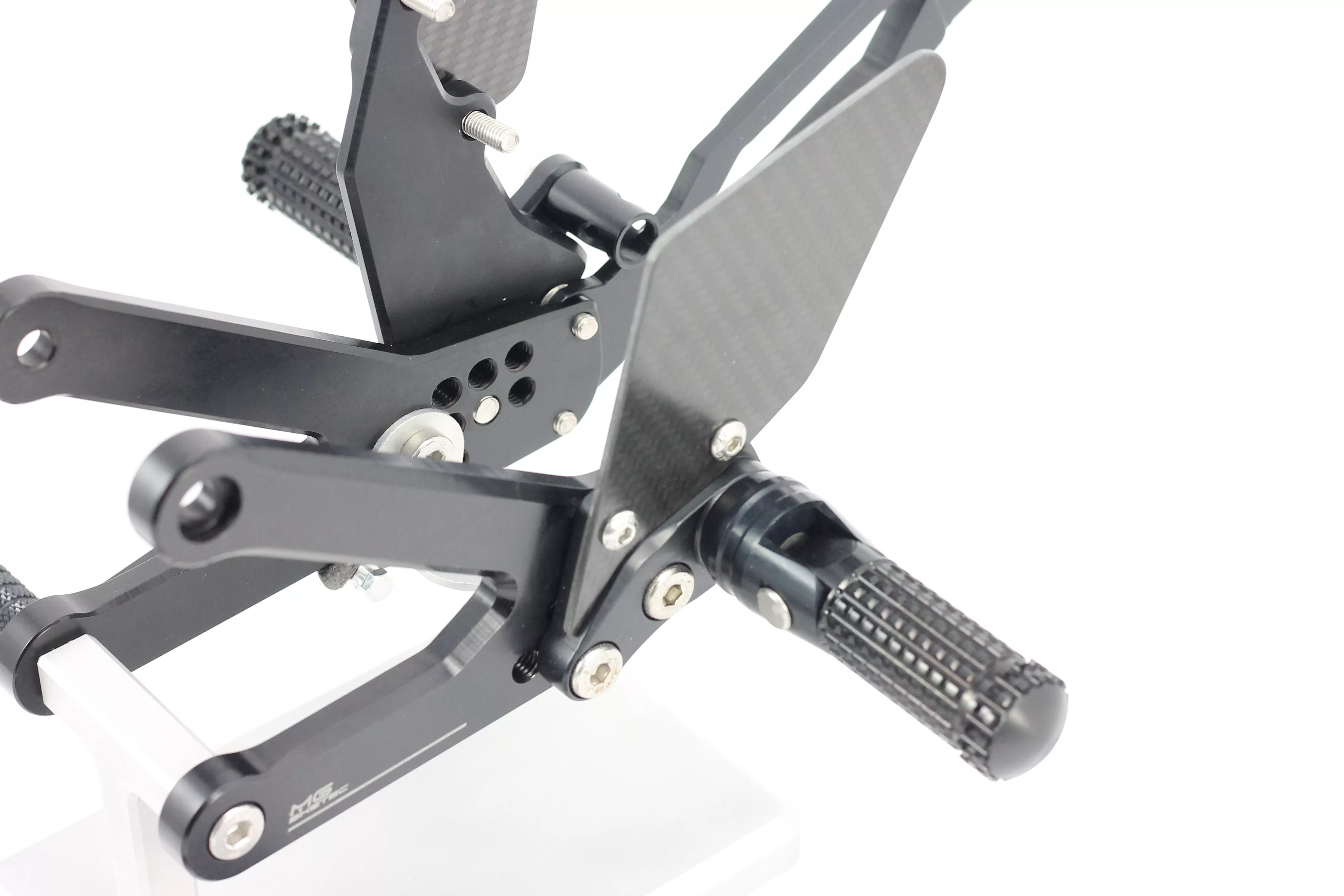 MG Biketec Sportfussrastenanlage / Rastenanlage / Fußrastenanlage mit ABE, gültig in D - A - CH für Yamaha YZF-R1 ab 2017-2019