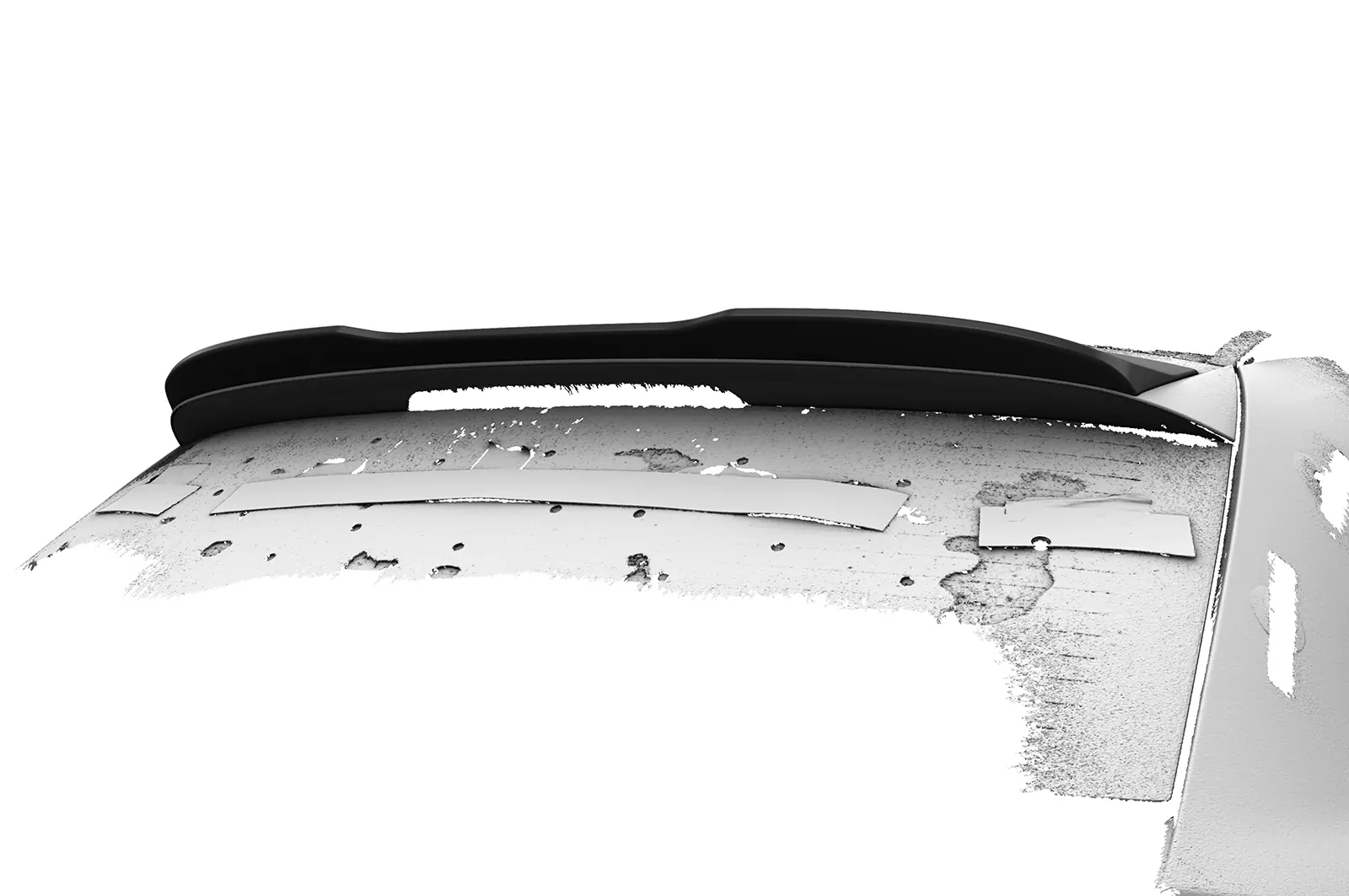 Heckflügel mit ABE für BMW M3 G81 Competition HF122 Schwarz Strukturiert