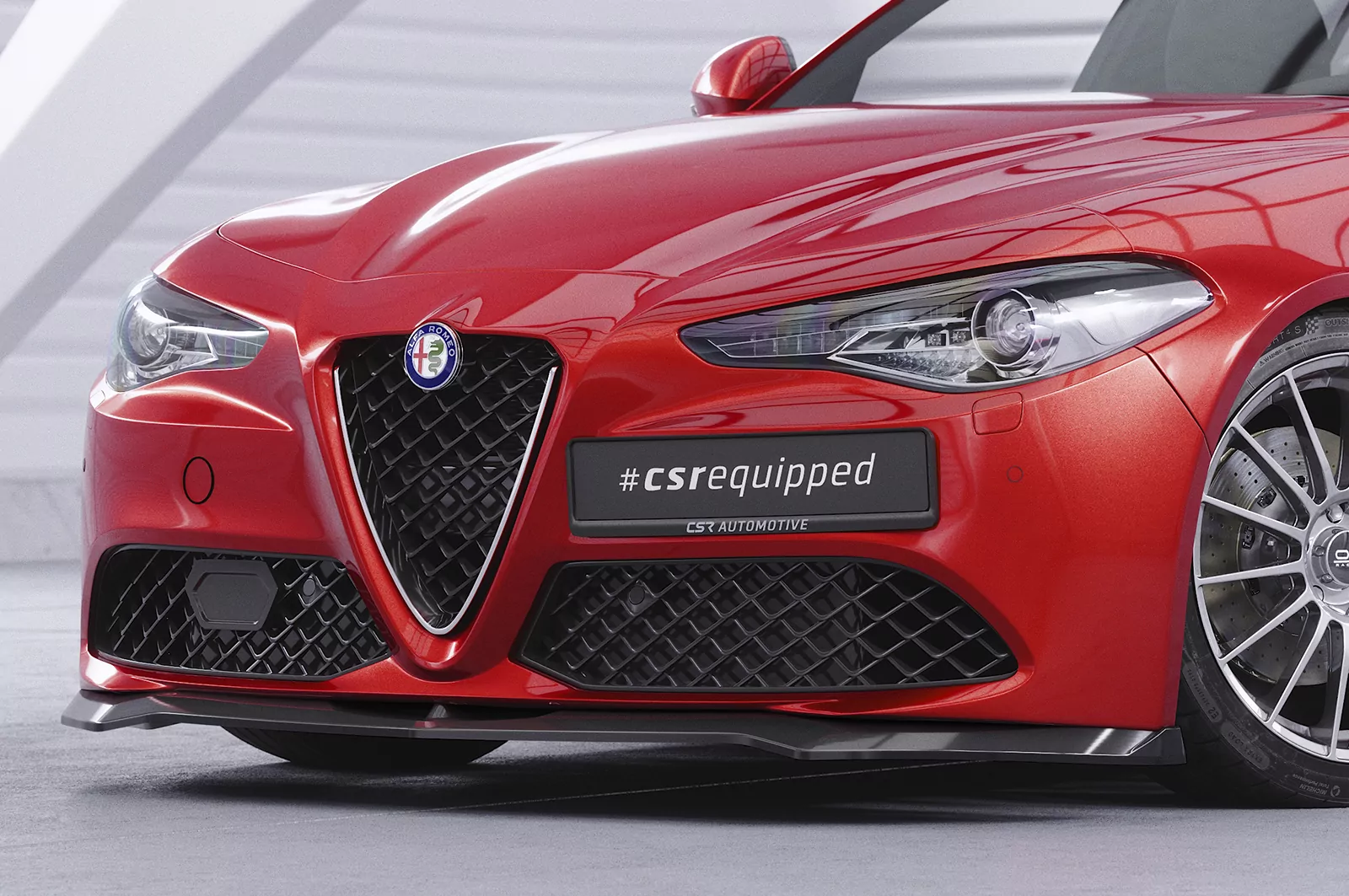 Seitenschweller für Alfa Romeo Giulia (Typ 952) SS567 Schwarz Strukturiert