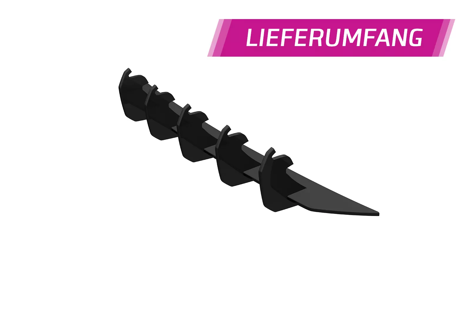 Racing Diffusor / Heckansatz für VW Polo 6 2G (Typ AW) R-Line HA317